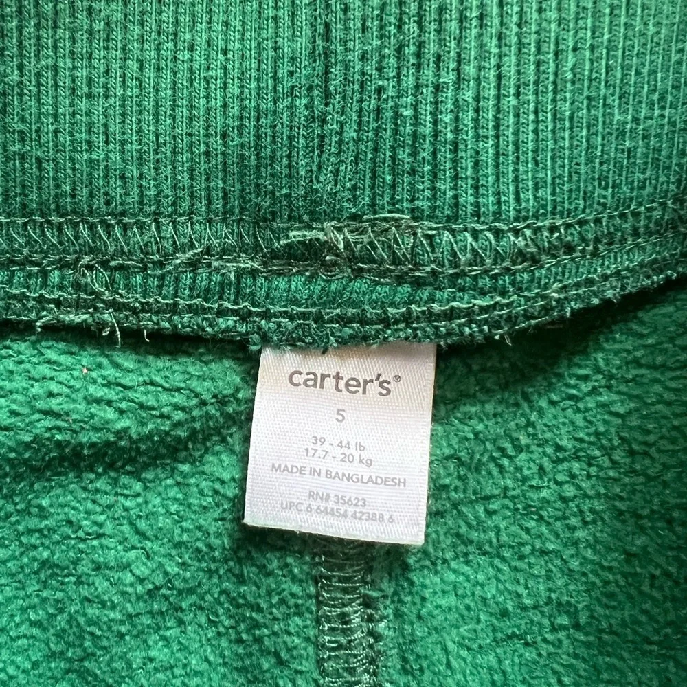 Carter's Forest Green Kids Joggers